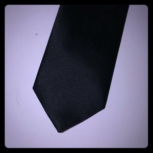 Men’s black suit tie